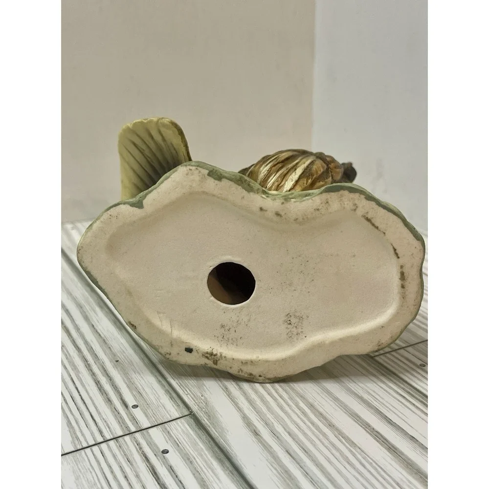 Vintage Norleans Spruce Grouse Ceramic Figurine Japan Bird Shelf Decor 5